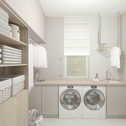CRUSH Studio - Pralnia w Domu Parterowym