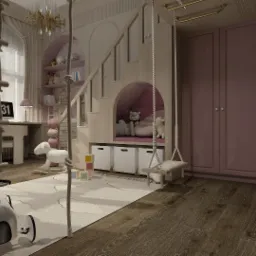 Pokój Dziecięcy z Antresolą w Gorzowskiej Kamienicy