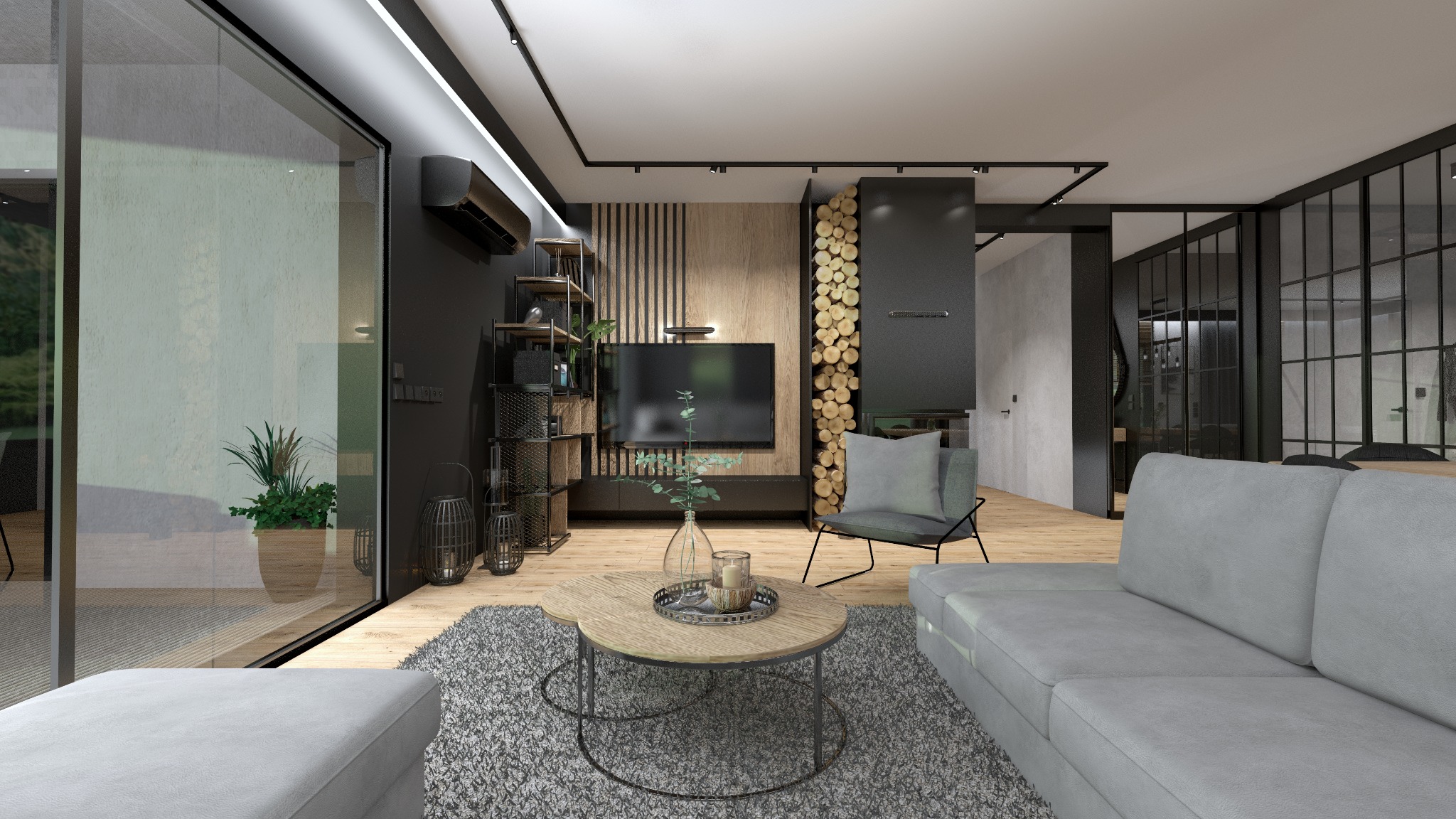 Loftowy Salon na Przedmieściu