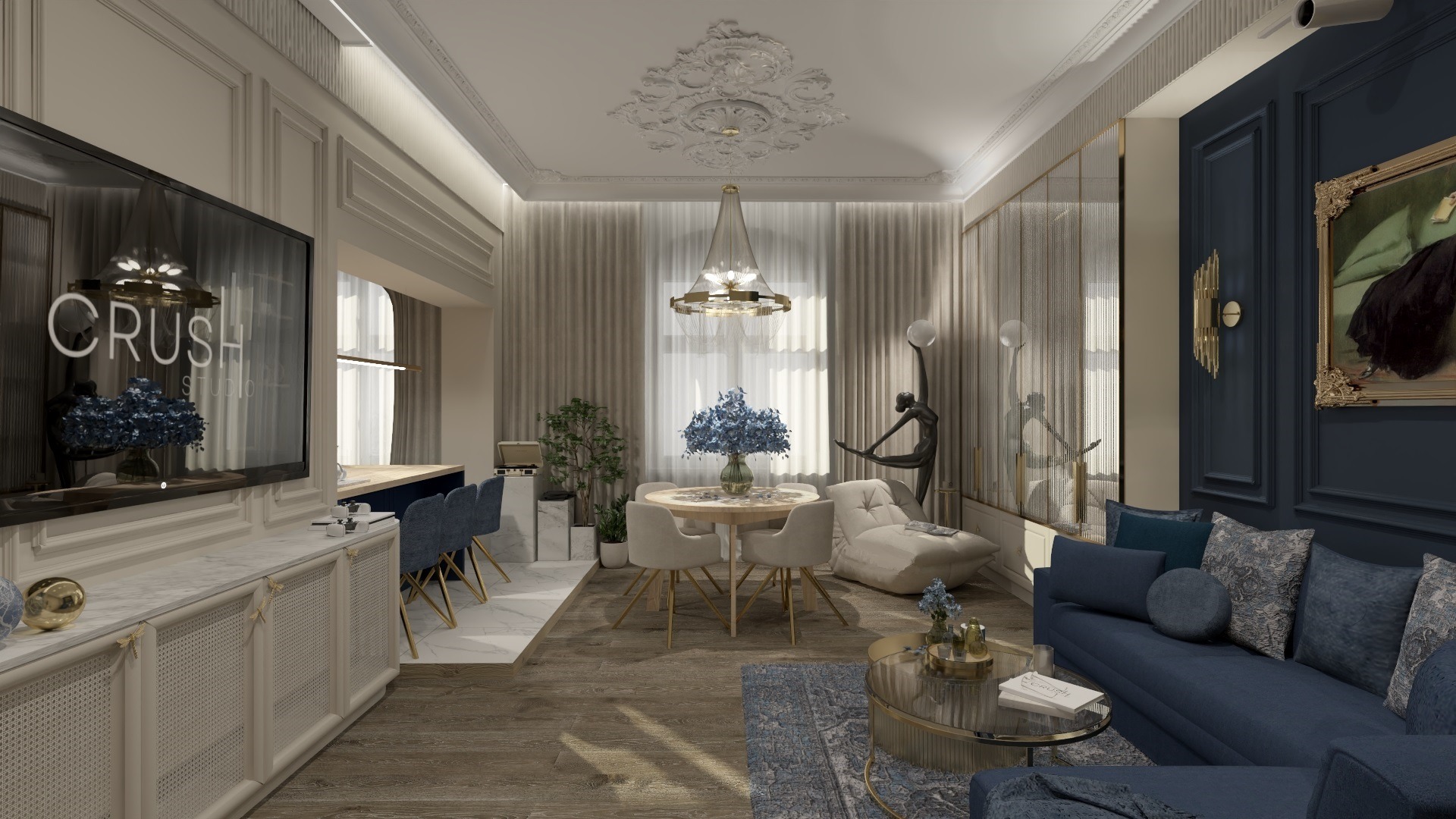 Salon w Kamienicy w Gorzowie Wielkopolskim