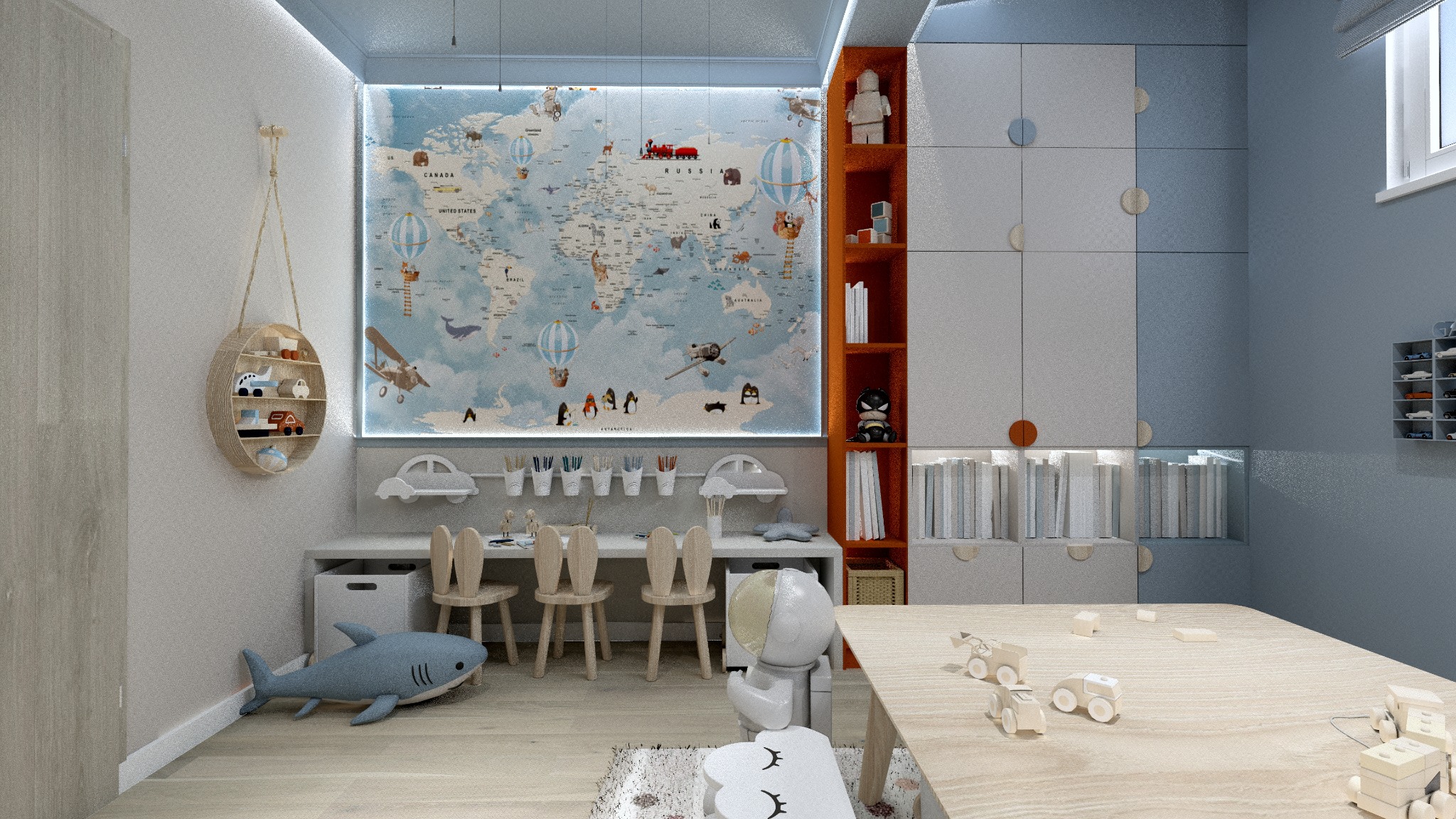 Bawialnia , Pokój Dzieciecy Chłopców