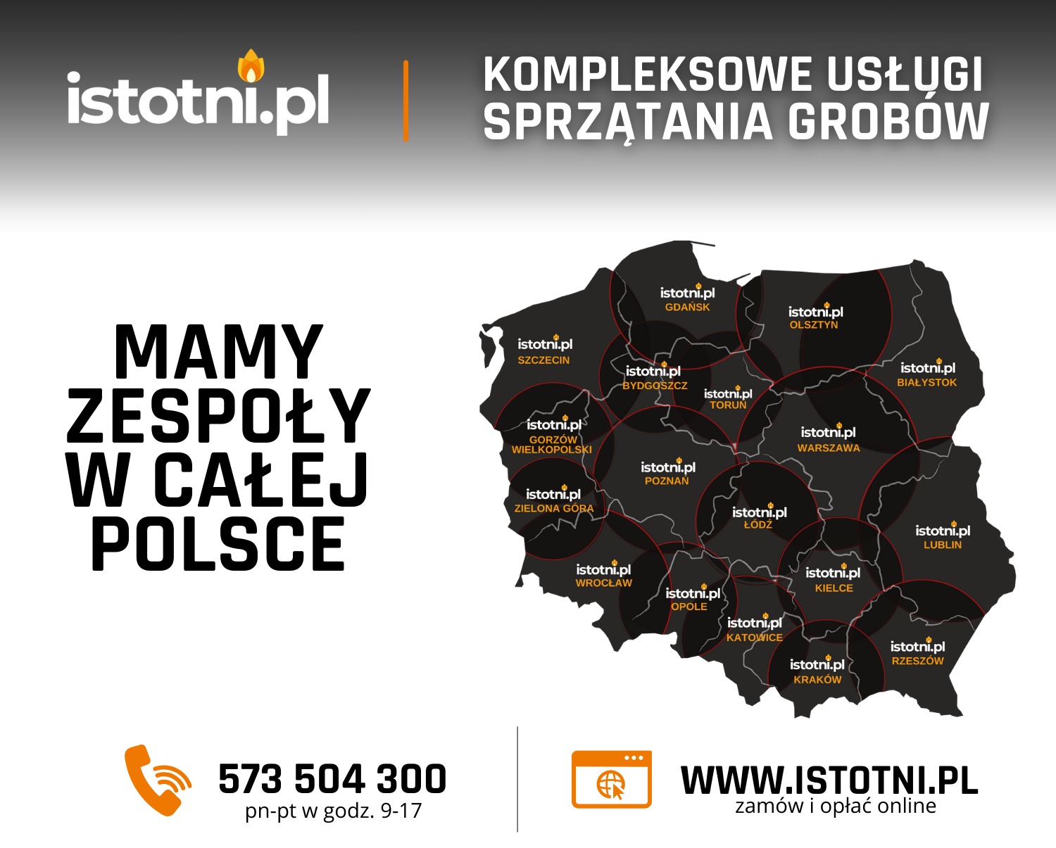 Firma sprzątająca groby
