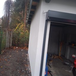 Garaż  docieplenie montaż bramy 