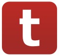 Czerwone kwadratowe logo z białą literą 't' wewnątrz, przypominające ikonę aplikacji lub strony internetowej.