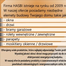 F.H.U. HASBI Agnieszka Hałas - Pierwszorzędna Stolarka PCV Łańcut