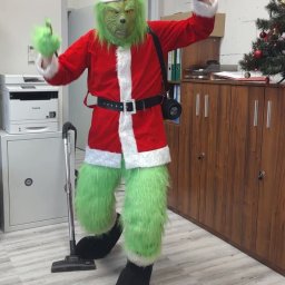 Grinch odwiedziny w firmie, wynajem grincha
