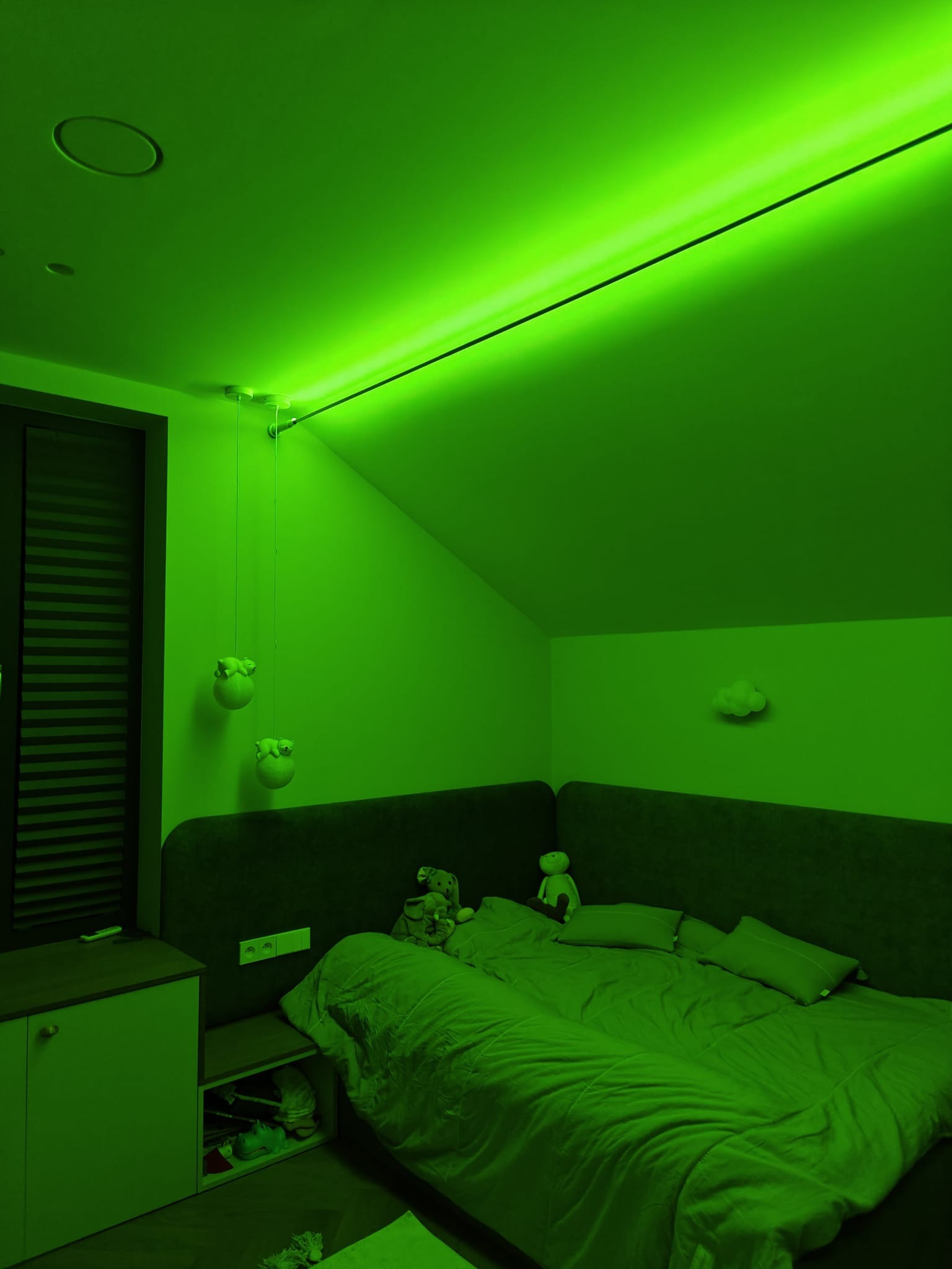 Specjalny profil z umieszczoną taśmą LED kolor