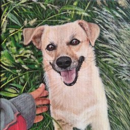 Julia Kawecka - 20x20, akryl na płótnie