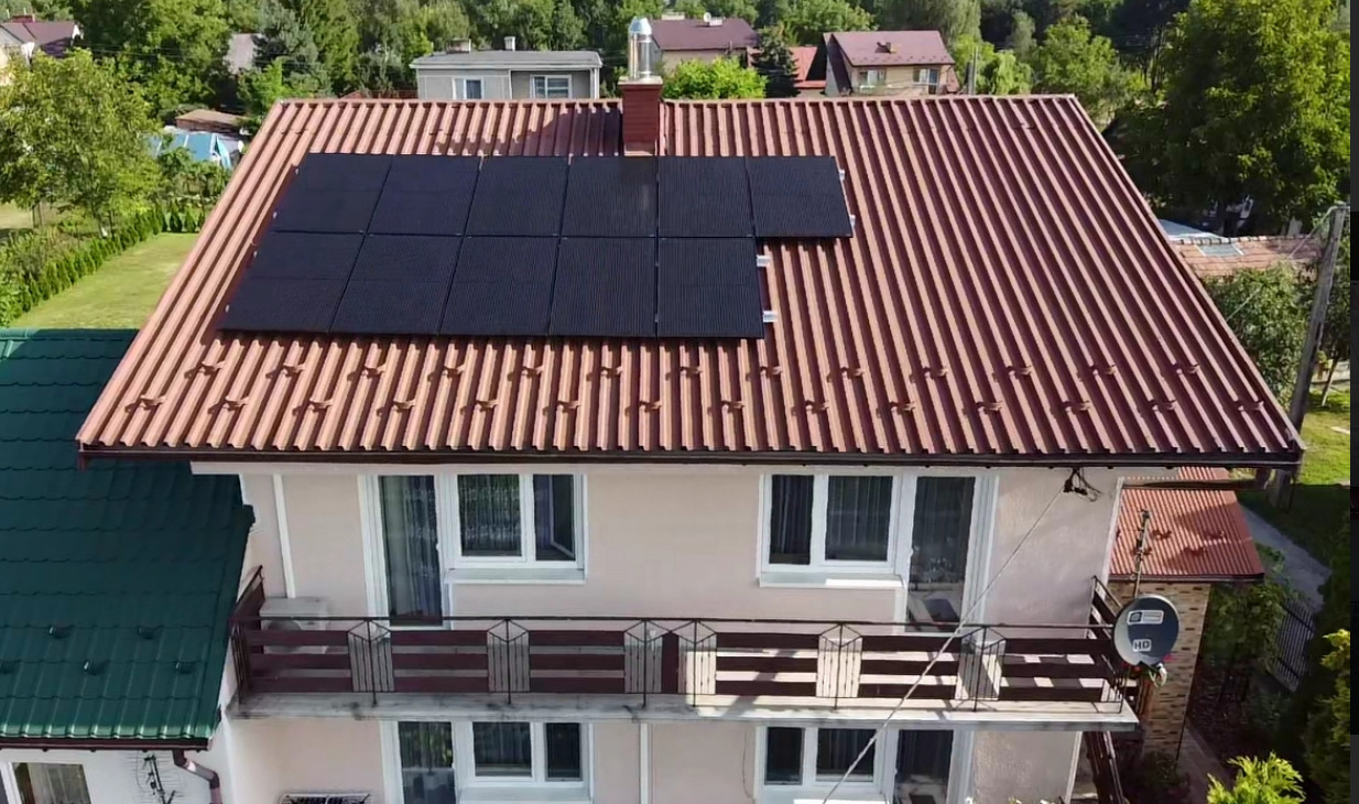 3,85kWp panele 'full black'