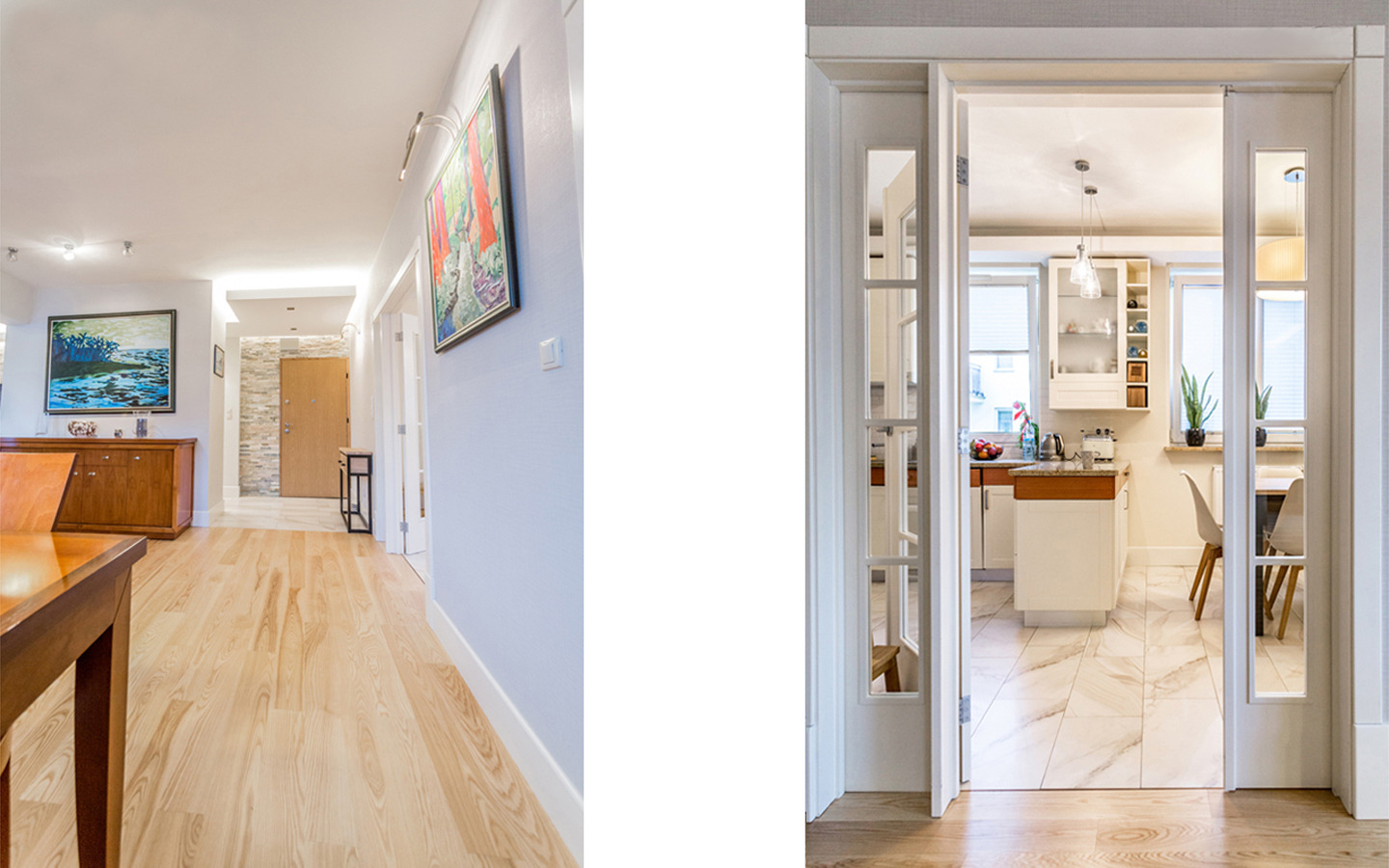 Projekt wnętrza mieszkania pow. 110m2