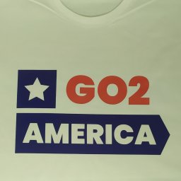 Realizacja dla firmy GO2 America (USA) 
25 koszulek z nadrukiem ( metoda flex)