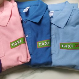 Koszulki Polo z nadrukiem logo dla Taksówkarzy z TAXI Zagłębie