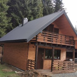 Bieszczadzkie domy z drewna - Tarasy Ogrodowe Wieliczka