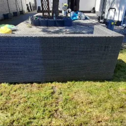 Mycie myjką ciśnieniową Przed i po