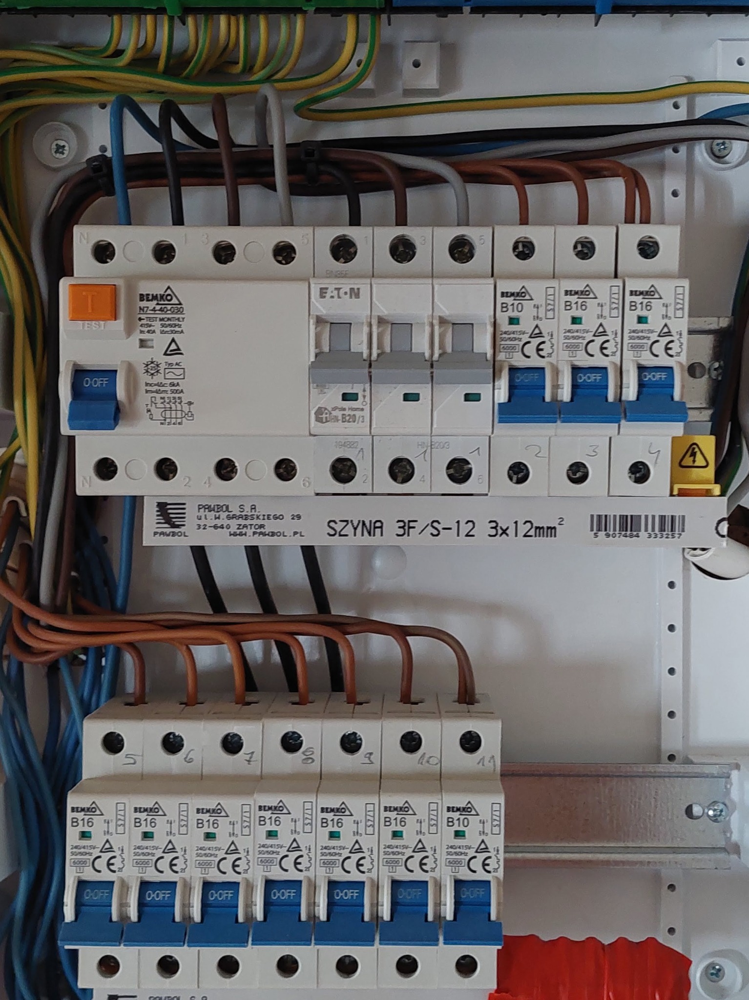 Rozdzielnia w mieszkaniu