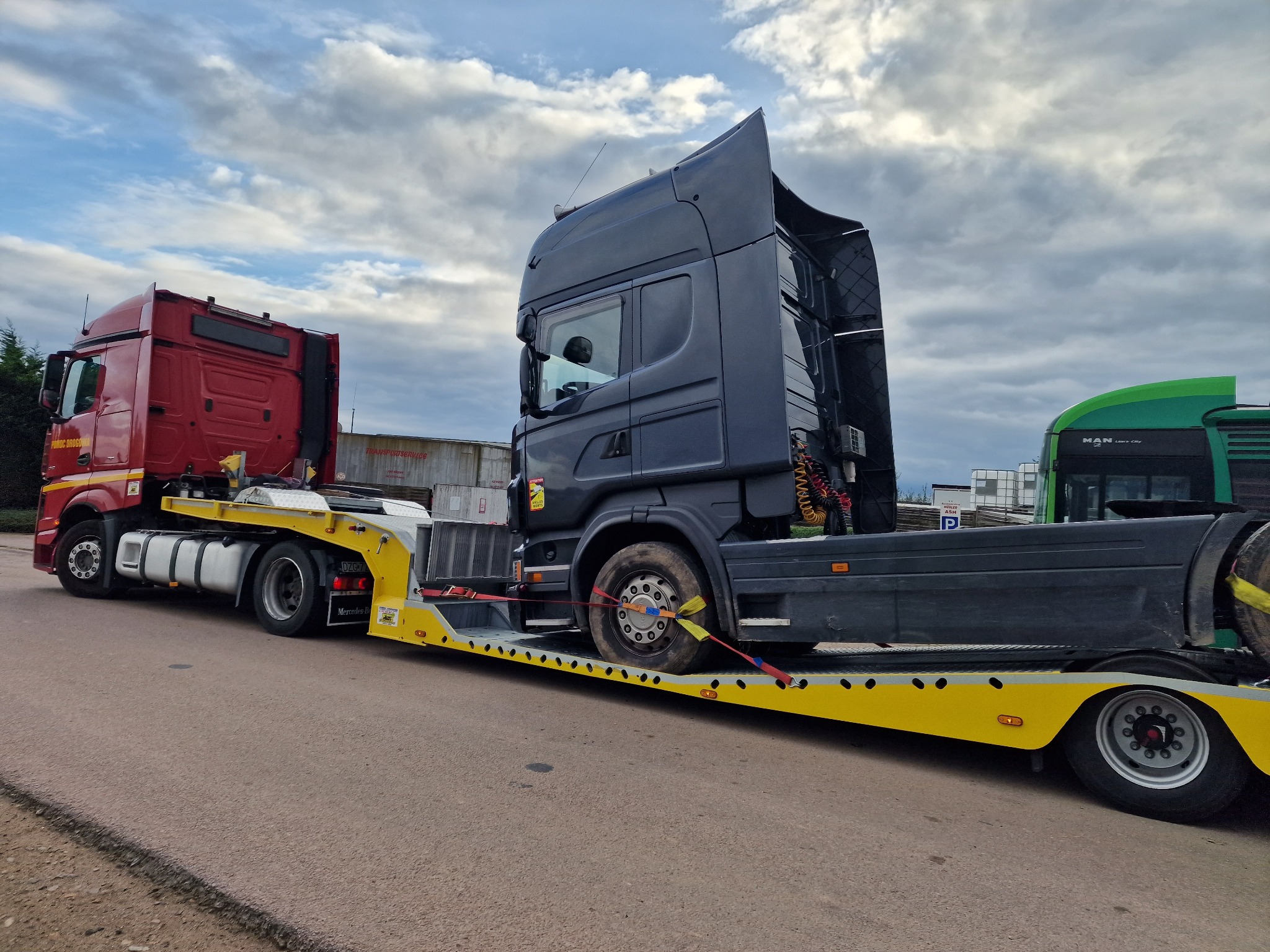 laweta na ciągnik siodłowy