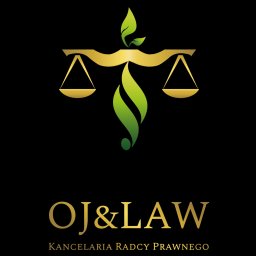 Wizytówka Kancelarii "OJ&LAW". Kancelaria Radcy Prawnego Oliwią Józwicka