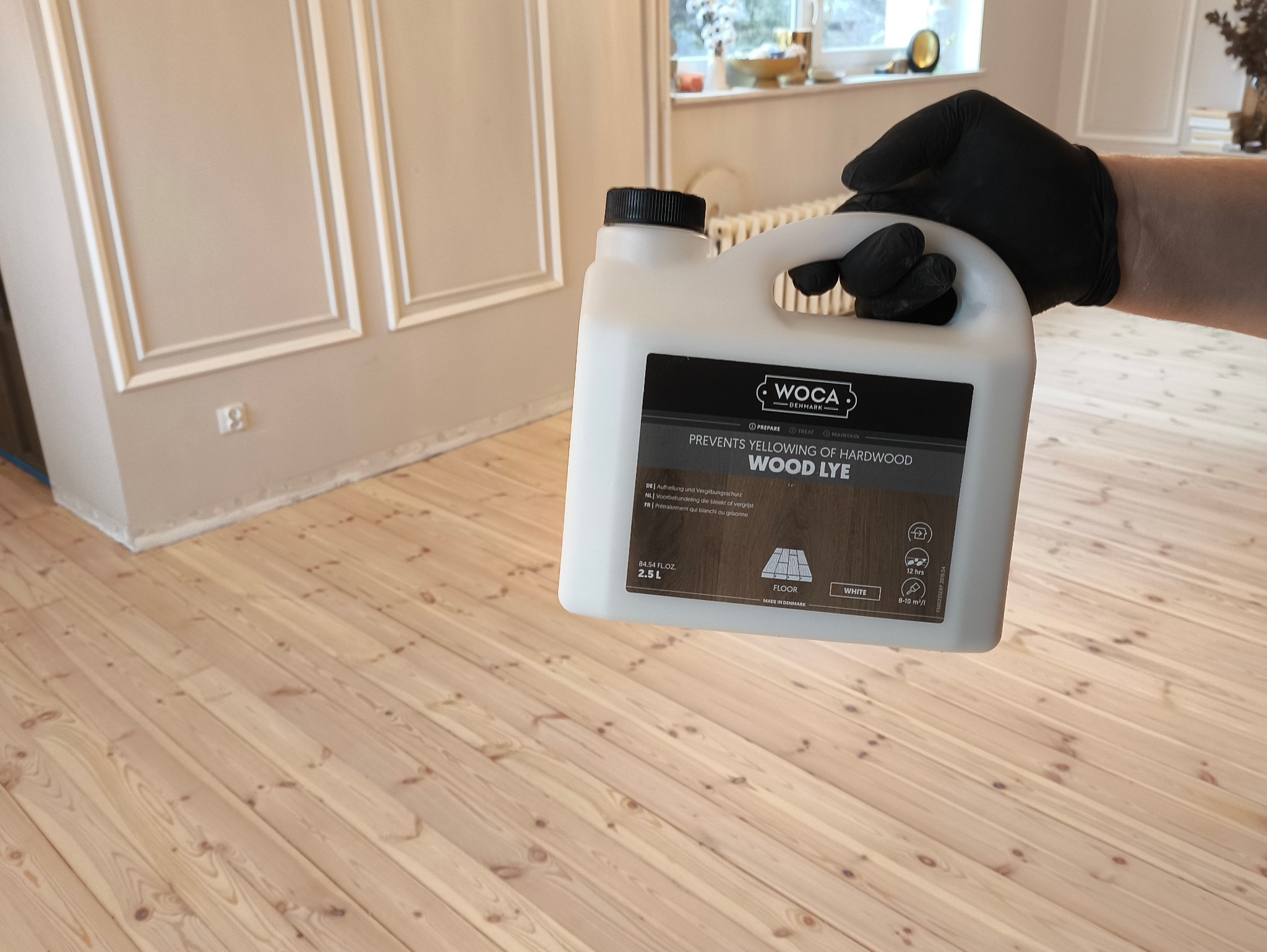 Ługowanie wybielanie desek