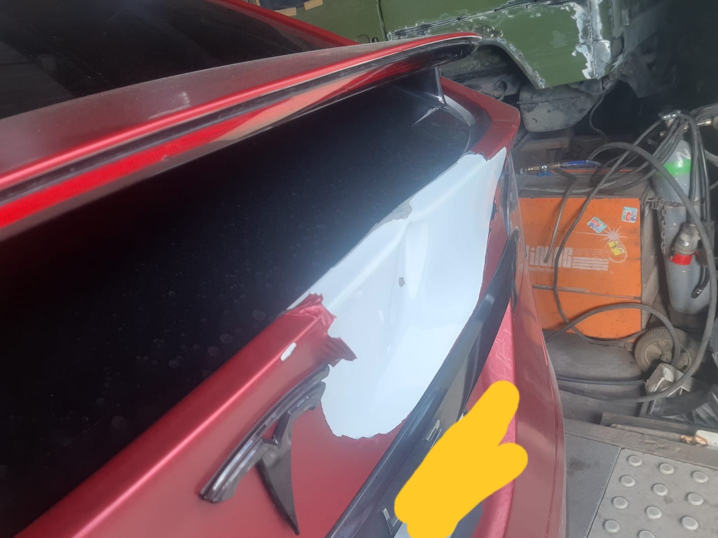 Malowanie klapy tylnej