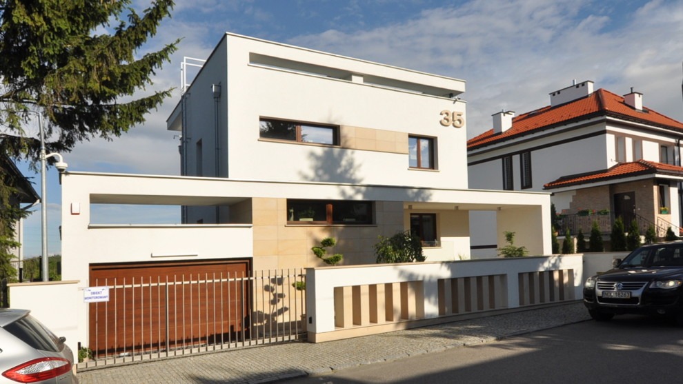 Projekt rozbudowy domu jednorodzinnego w Olsztynie.