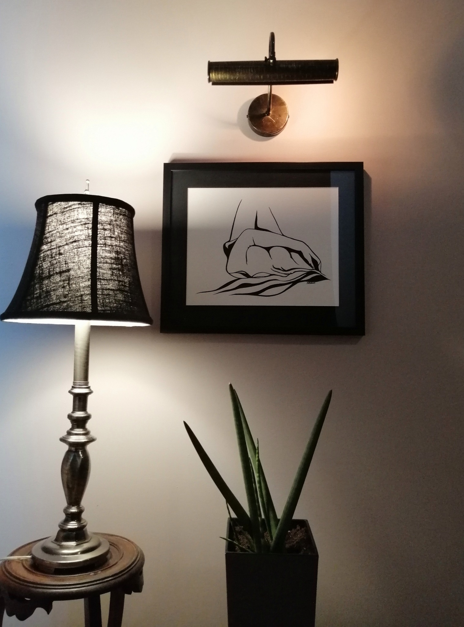 Akt kobiety Tusz Grafika artystyczna