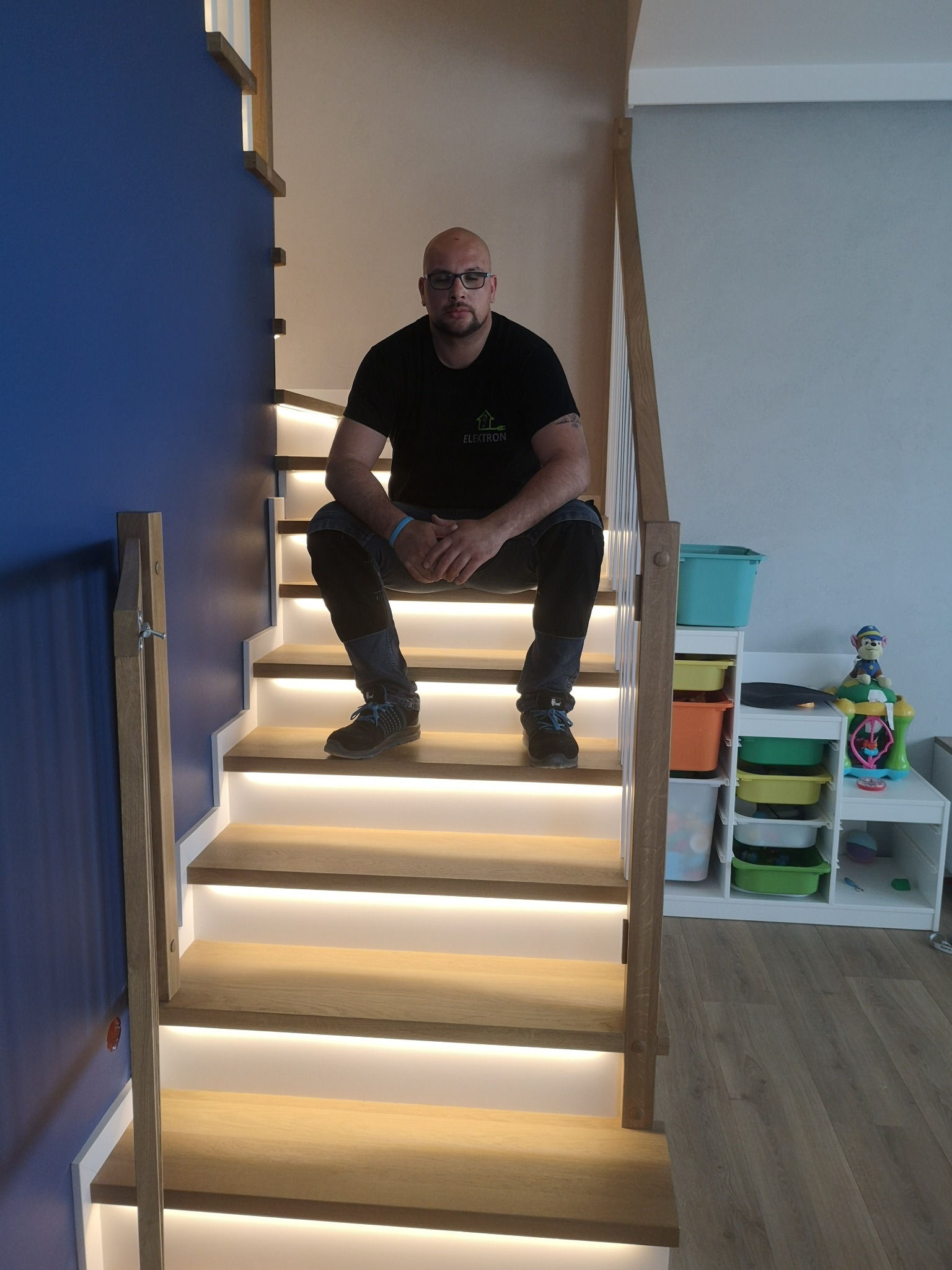 podświetlenie schodów