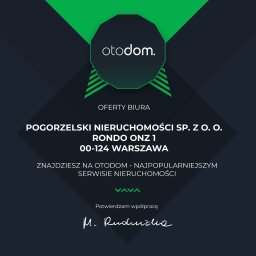 Certyfikat współpracy OtoDom