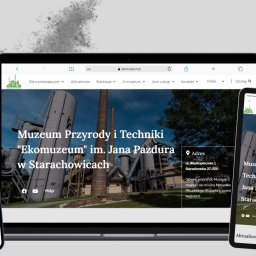Strona internetowa wykonana dla Muzeum Przyrody i Techniki w Starachowicach, zawierająca informacje dla zwiedzających i interesantów muzeum.