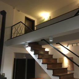 Balustrada Loft czarna, profil 40x40, pret fi 10