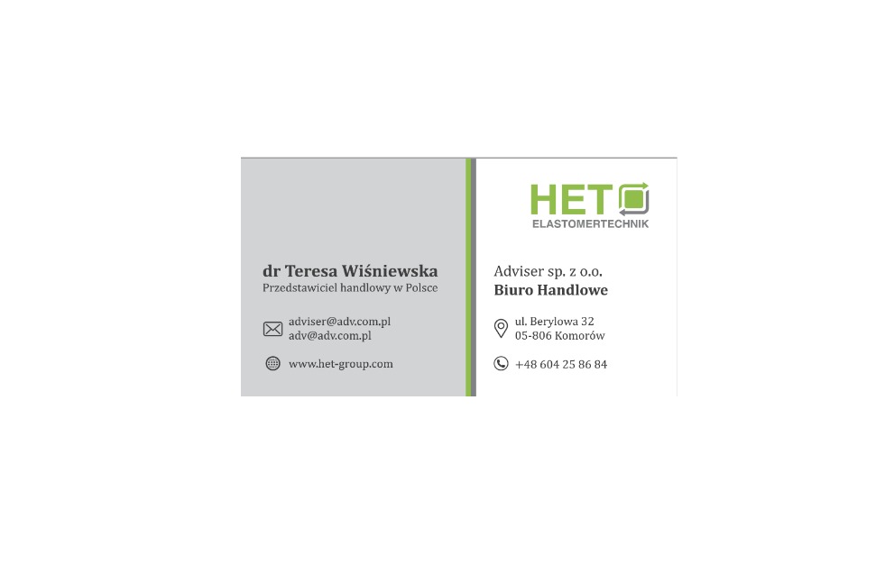 Wizytówki - projekt + druk