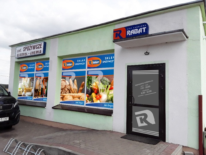 wizualizacja folii na witrynach