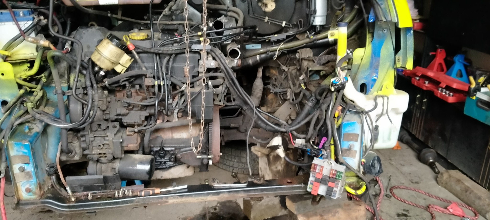 Wymiana sprzęgła citroen jumper