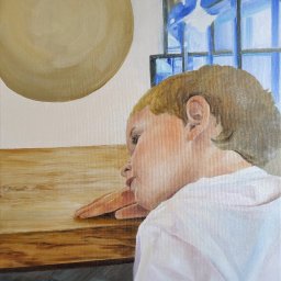 Aleksandra Wiechowska - najnowszy obraz w technice olejnej, jeszcze niedokończony