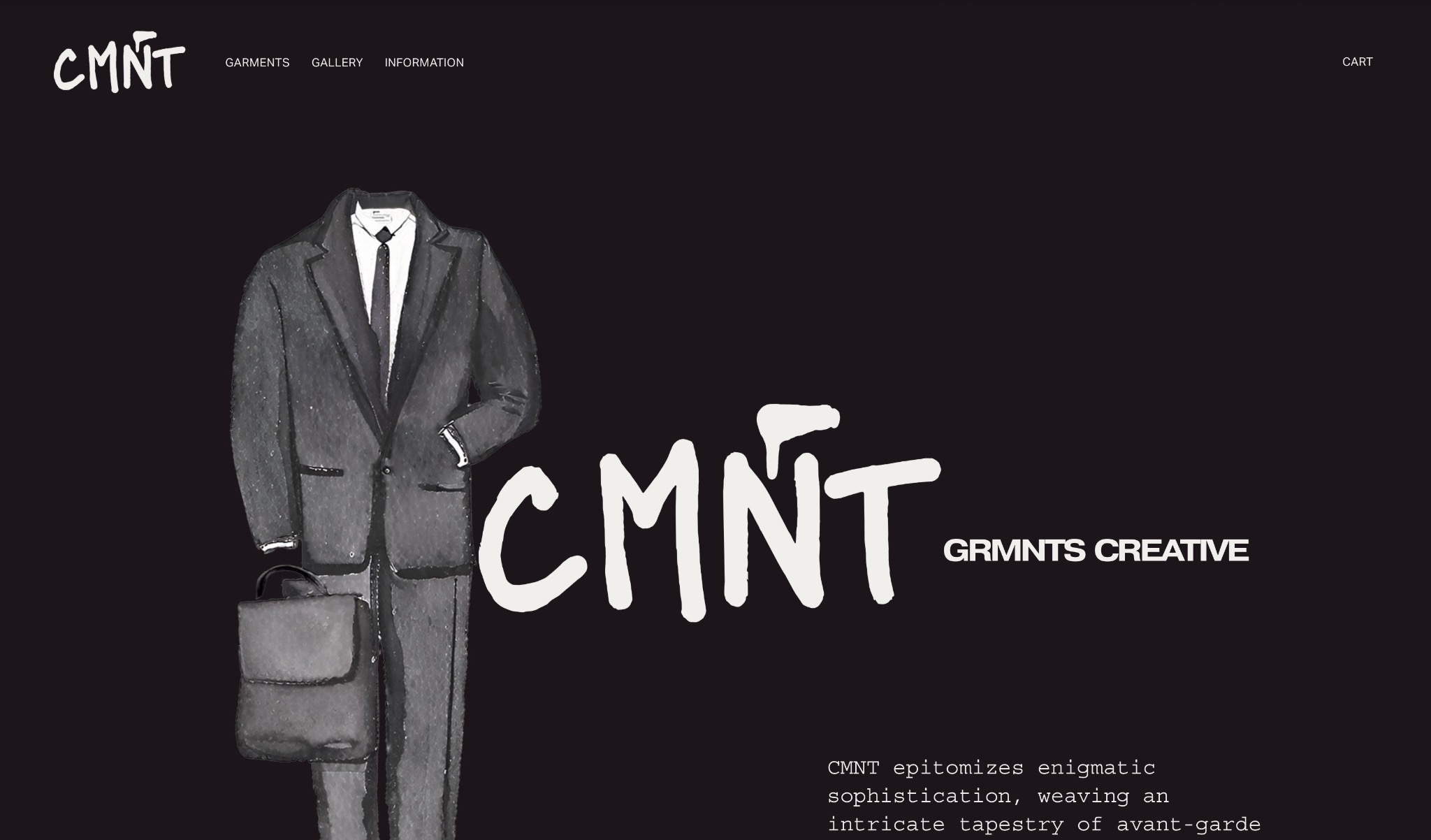 Projekt Strony Internetowej dla marki modowej