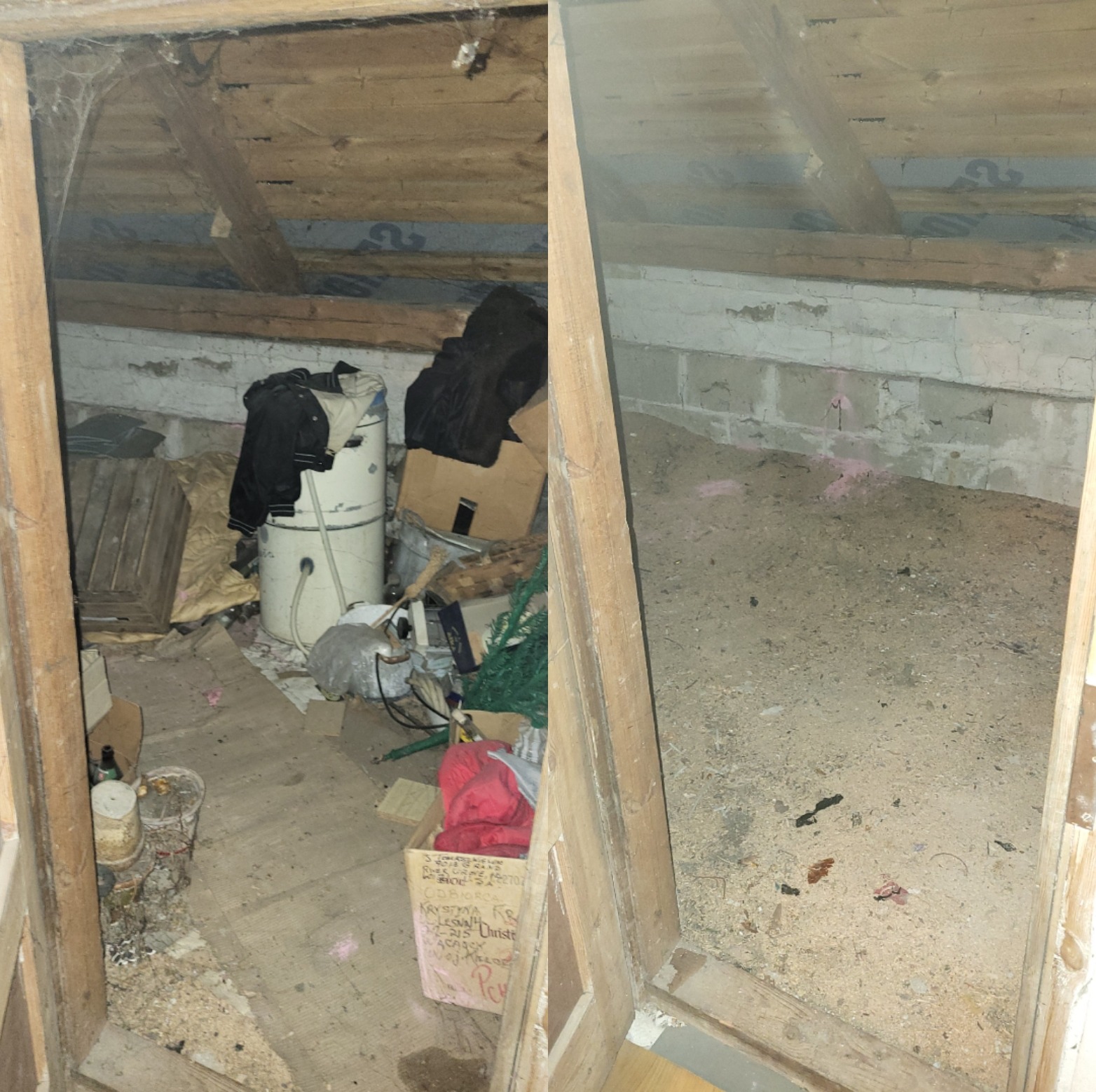 odgracanie, sprzątanie po zbieraczach