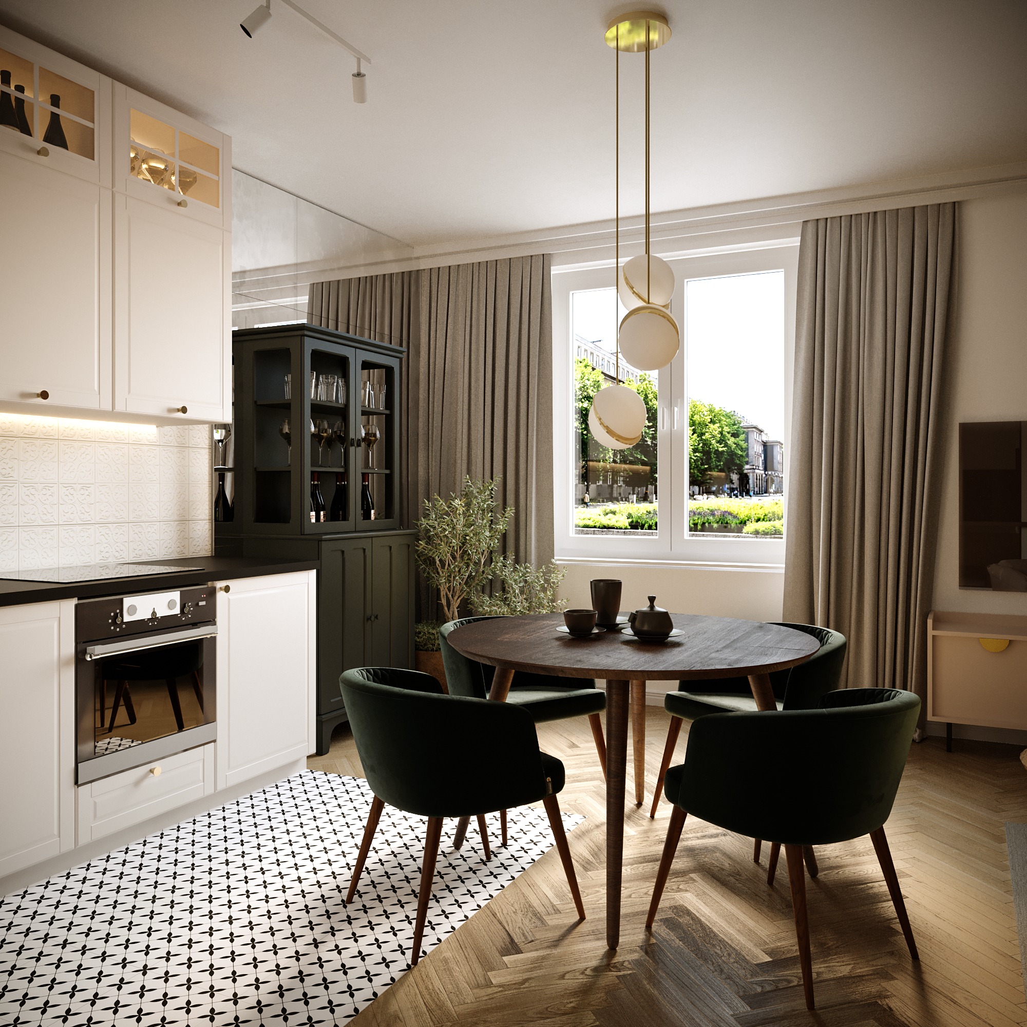 Projekt prywatnego mieszkanie w Nowej Hucie