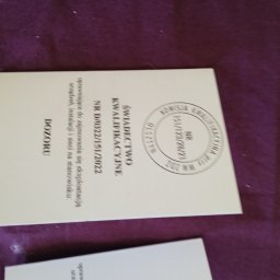 Uprawnienia D/0322/151/2022 Wykonawstwo Pomiary Montaż Demontaż  instalacji elektrycznej do 1kV