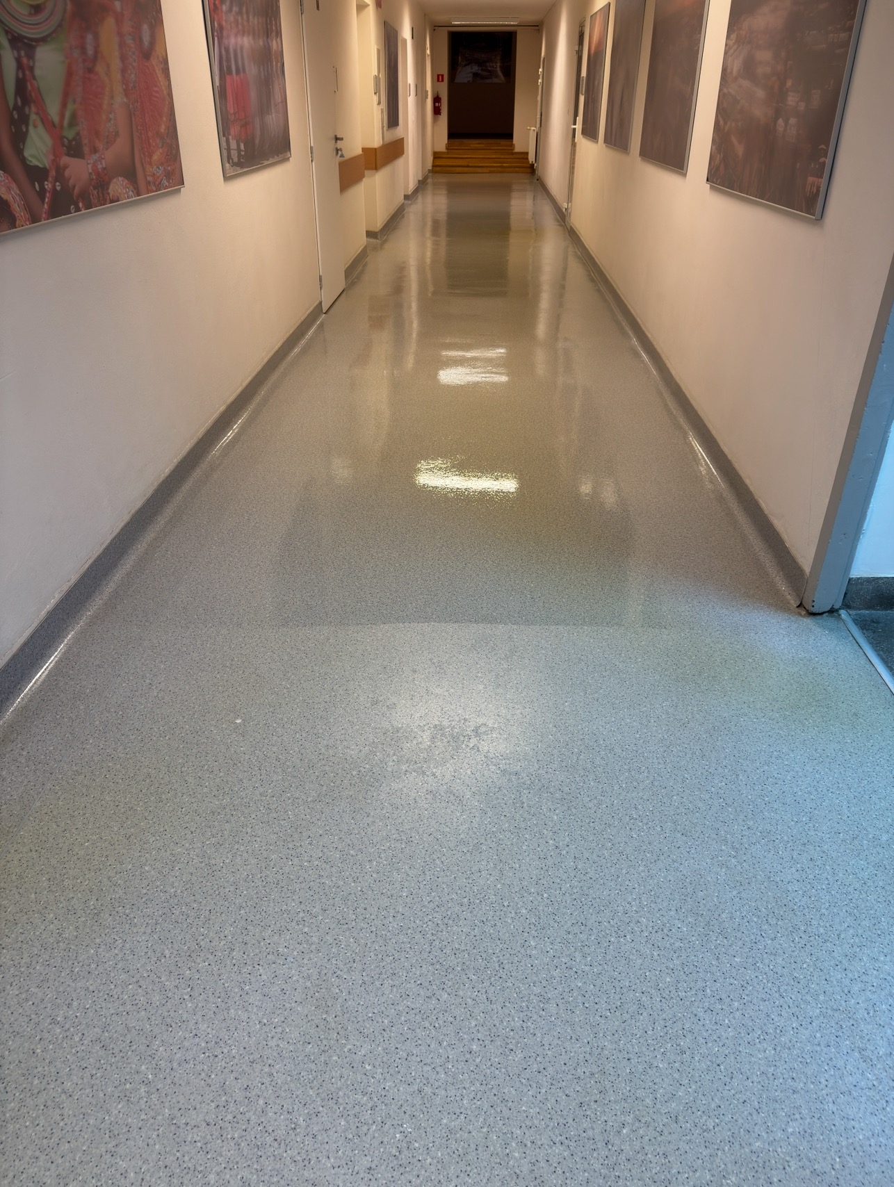 Doczyszczanie /polimeryzacja posadzki