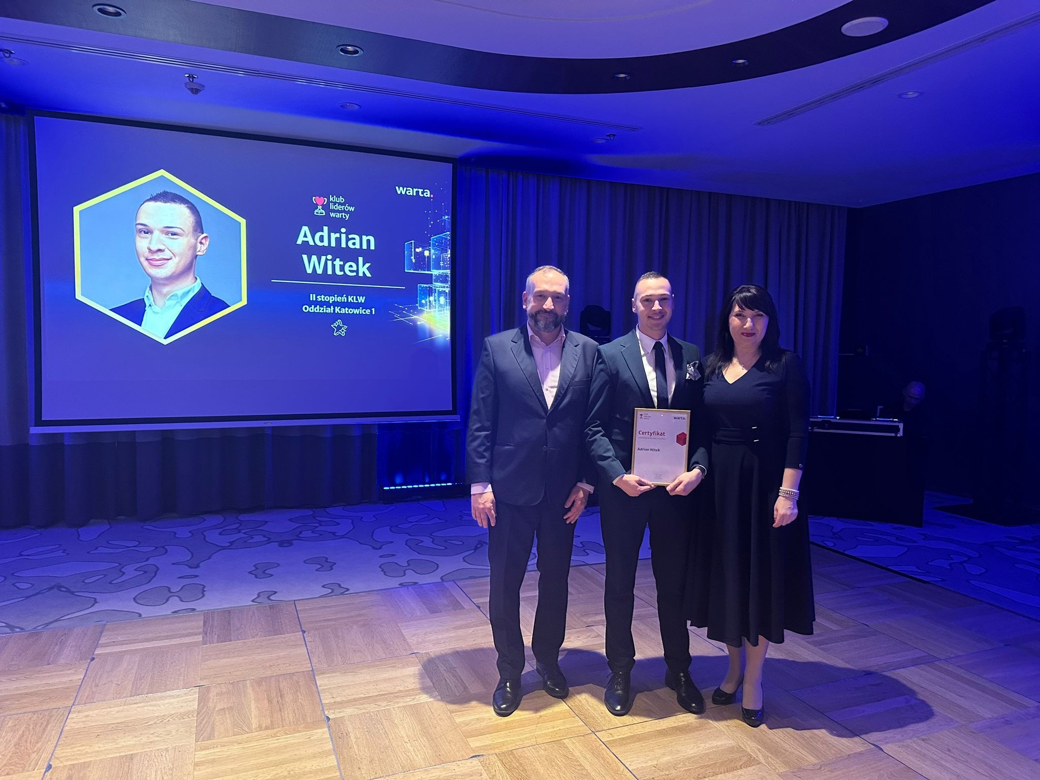 Gala Klubu Liderów Warty. Rozdanie nagród oraz dyplomów.