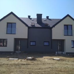 jesteśmy w trakcie zakończenia zabudowy bliźniaczej w Kozerach