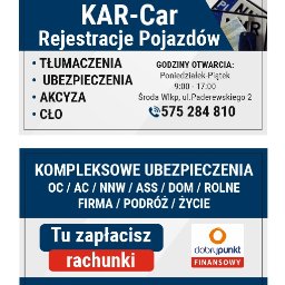 KAR-Car Rejestracja Pojazdów - Polisy Na Życie Środa Wielkopolska