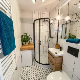 Łazienka z wykonawstwa generalnego całego mieszkania.