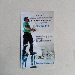 Usługi Wykończenia Wnętrz Remontowe Ogólnobudowlane Stolarskie Ciesielskie Handyman Marek Gąsiewicz - Solidna Zabudowa Płytami GK Bytów