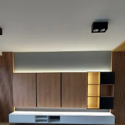 Nowoczesna zabudowa RTV