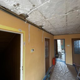 Renowacja ,podwieszenie i oświetlenie sufitu przed 