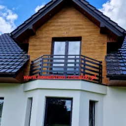 Nowoczesna balustrada panelowa