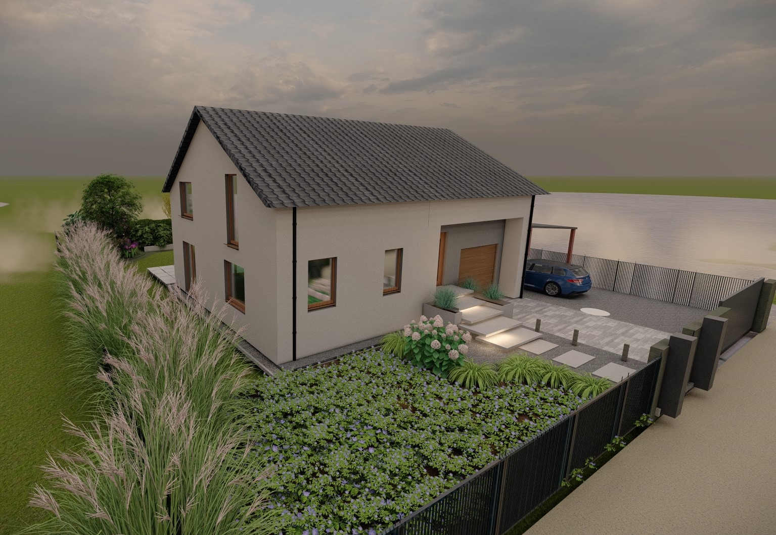 schody lewitujące projekt