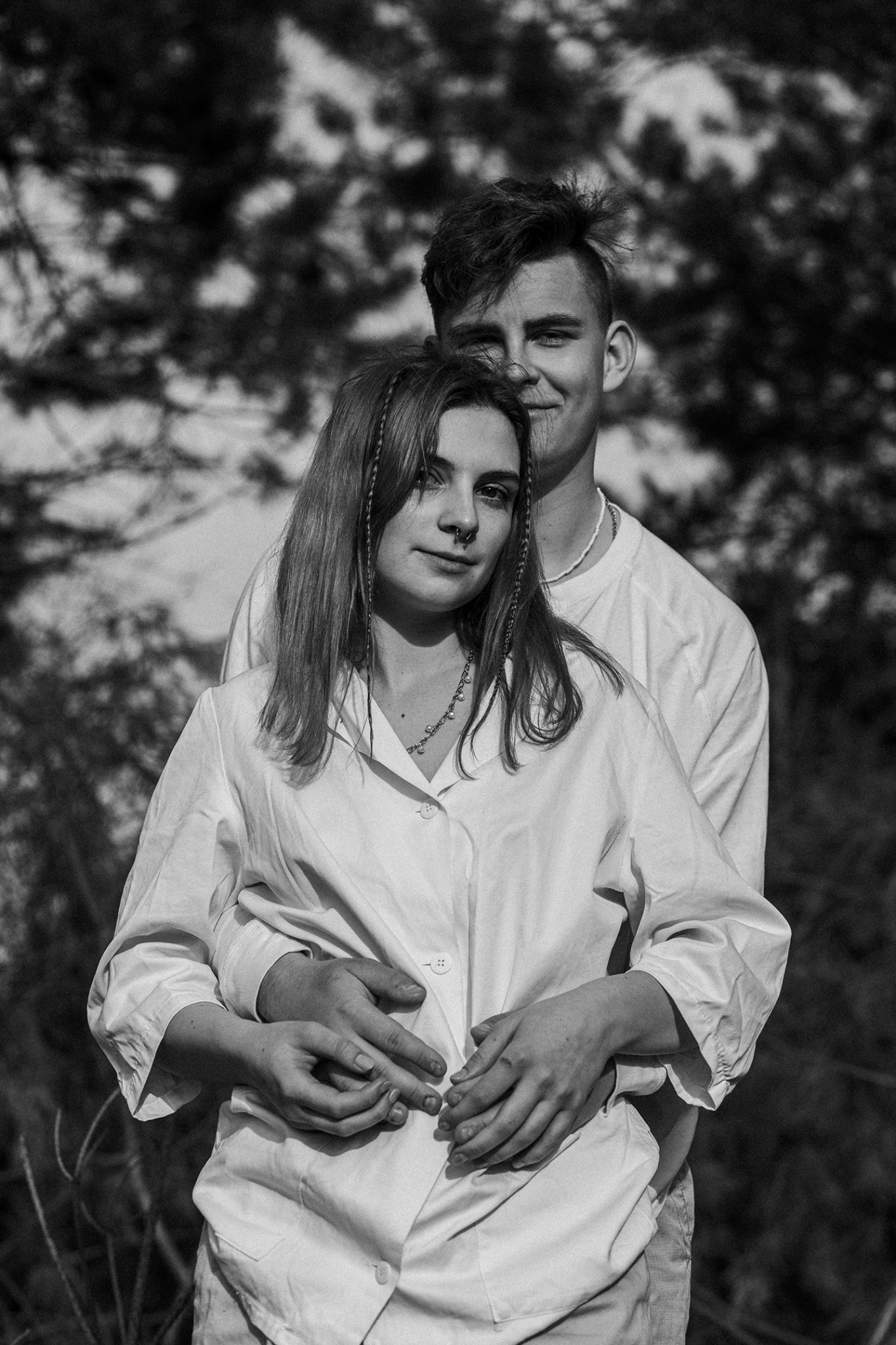 Jagoda i Krystian, Sesja plenerowa dla pary, Blizne, kwiecień 2023