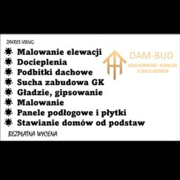 DAM-BUD Usługi Remontowo -Budowlane Elewacje Budynków - Najlepsze Układanie Paneli Podłogowych Piotrków Trybunalski