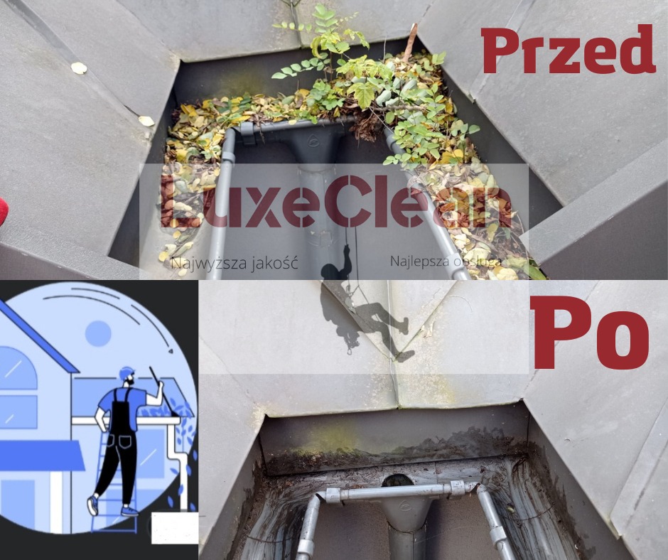 Czyszczenie rynien